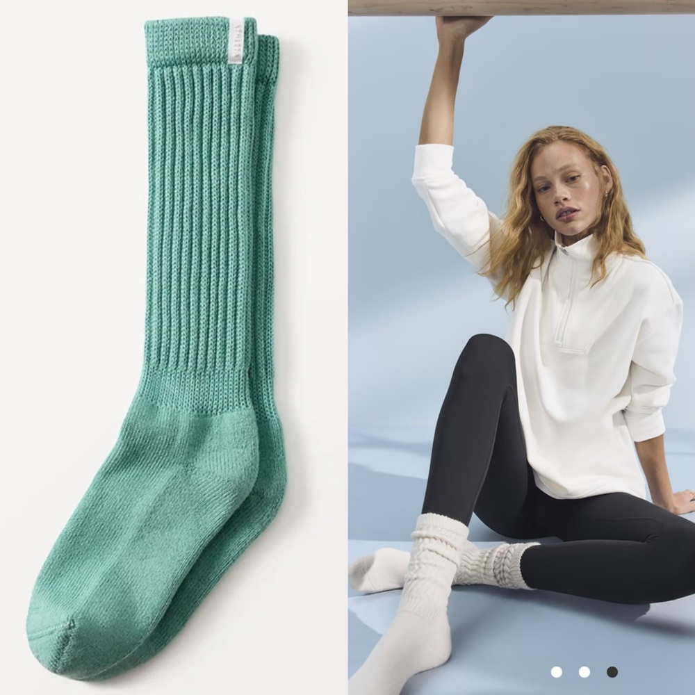 Cloud Scrunch Sock
